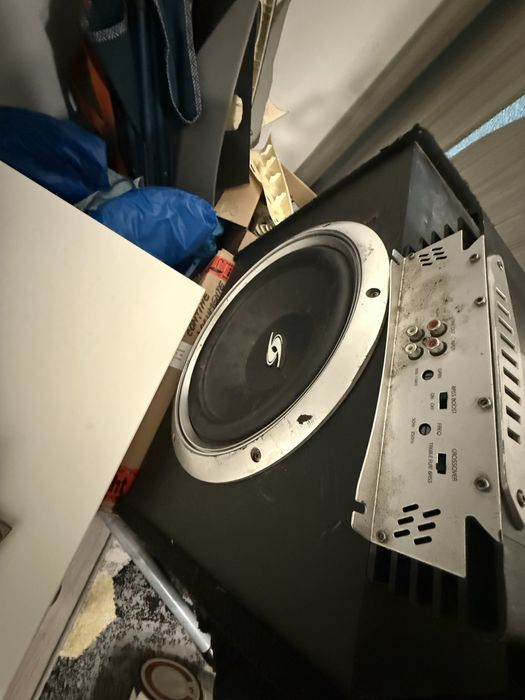 Subwoofer Auto Pasiv  800W + Statie Auto 600W