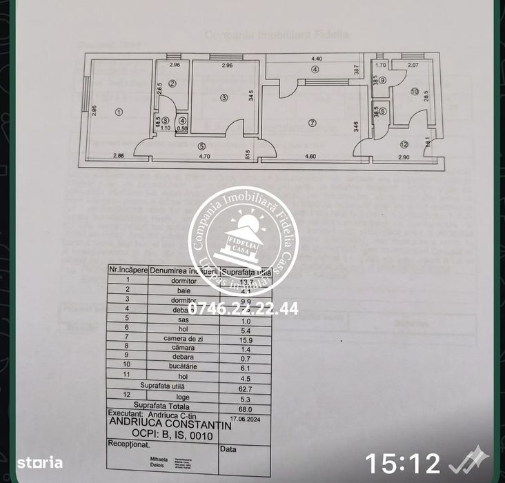 Apartament 3 Camere Tatarasi