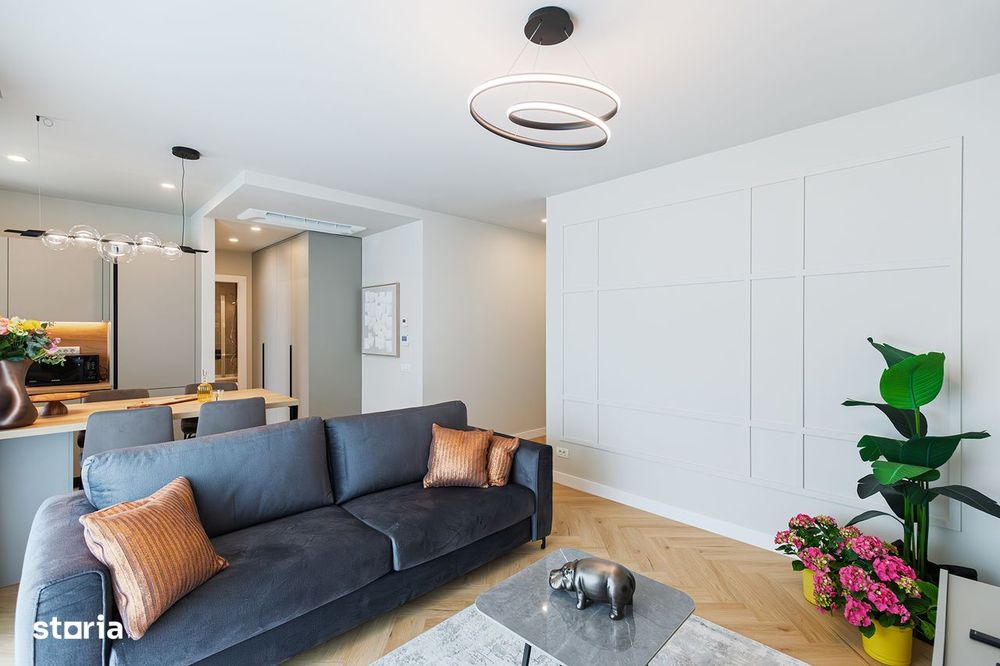 AFI Home North-2 camere,mobilat&utilat,prima inchiriere,+1 loc parcare