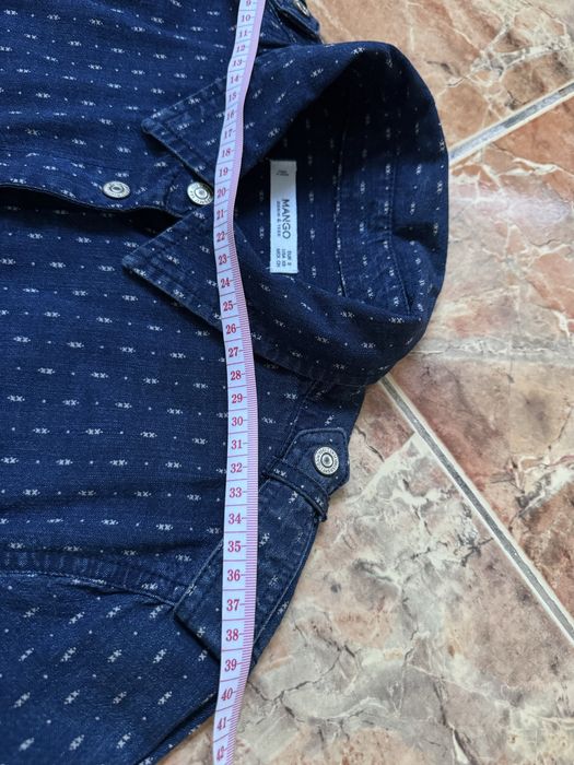 Rochie camasa din denim mango