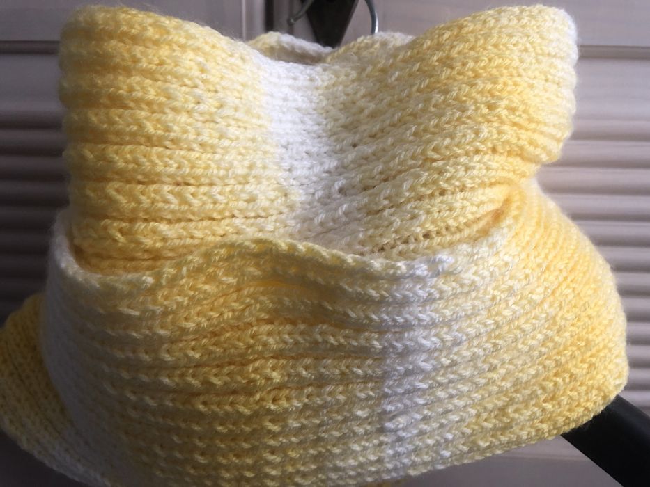 Шарф новый вязанный