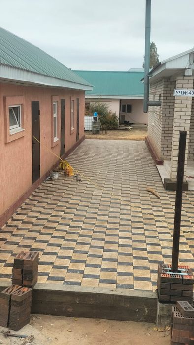 Укладка брусчатка