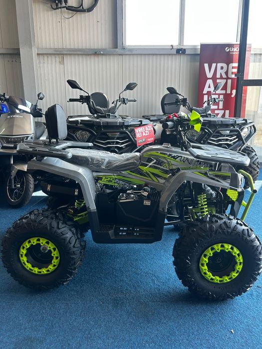 ATV motor benzina, 125cc, cutie semi-automata, 4 timpi, racire cu aer, model ATV009, viteza maxima 60km/h