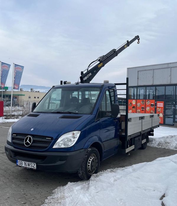 Sprinter detarat 3,5 t Macara Hiab brat hidraulic Mercedes