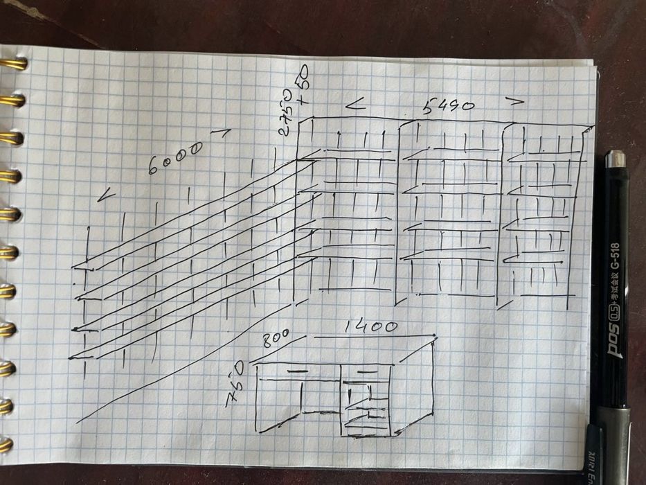 Стеллаж с полками продается для магазина МДФ