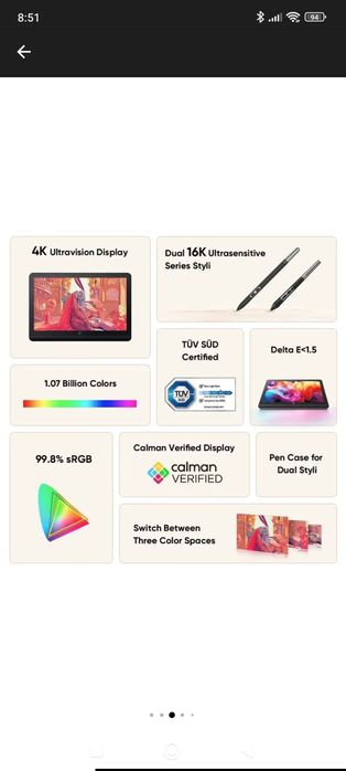 Tableta grafica XP-PEN Artist 19 Pro Gen 2 4K