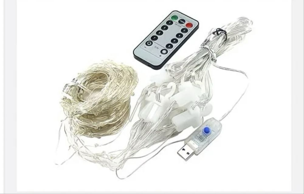 Гирлянда - шторка