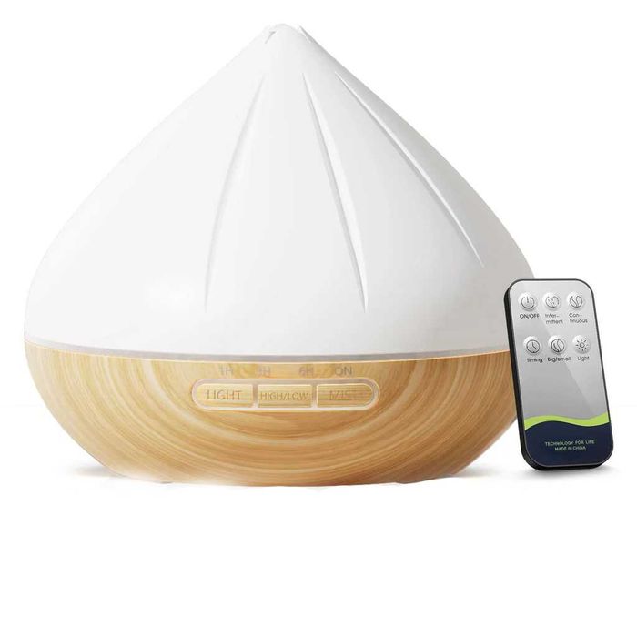 RGB 500ml Арома Дифузер с дистанционно, 7 RGB цвята