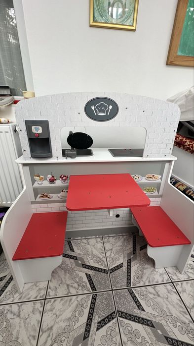 Bucatarie restaurant 2 in 1 de lemn