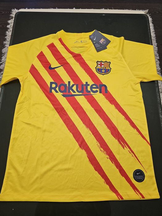 Tricou Barcelona Messi L Senyera