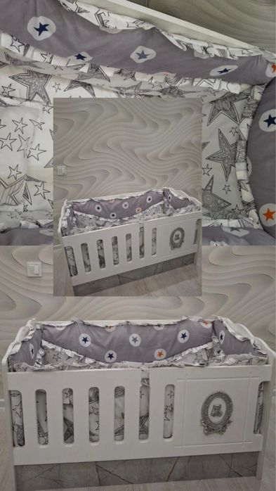 Rossiya mahsuloti juda sifatli krovat +bortiklar bonus narx kelishilad