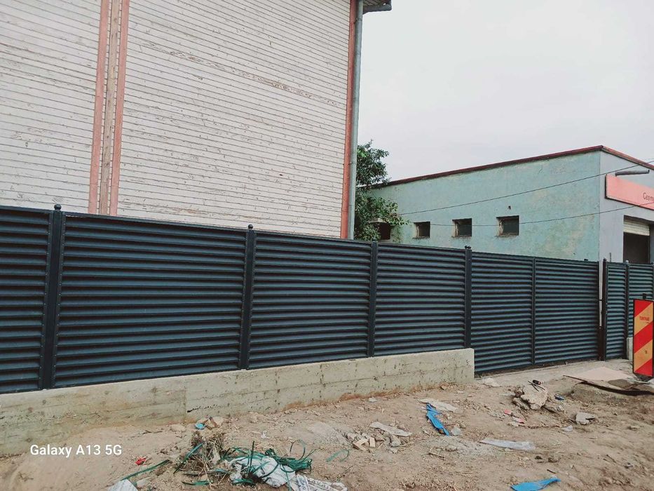 Garduri si porti din panou tip jaluzele, sipca metalica si alte modele