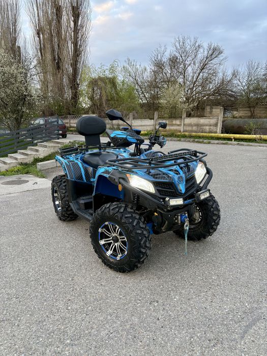 ATV CfMoto 450L numere negre