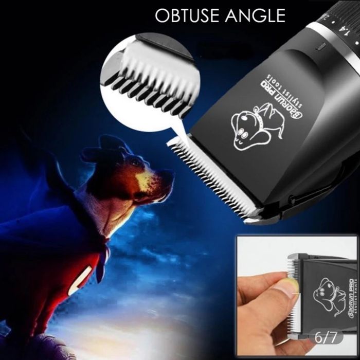 Машинка за подстригване на кучета BaoRun p-6 с керамично-титаниев нож