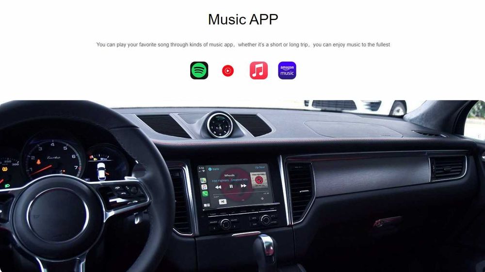 Porsche PCM3.1 System Безжичен Apple Carplay Android Auto MMI BOX,9641