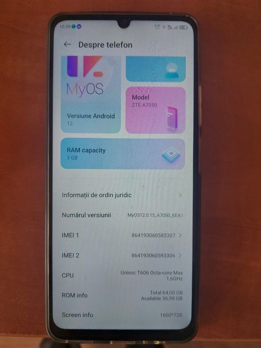 Telefon ZTE A 7050 perfecta stare