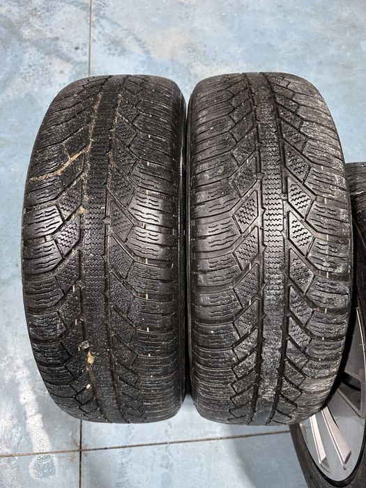Jante VW R17 cu cauciuciri de iarna si senzori presiune