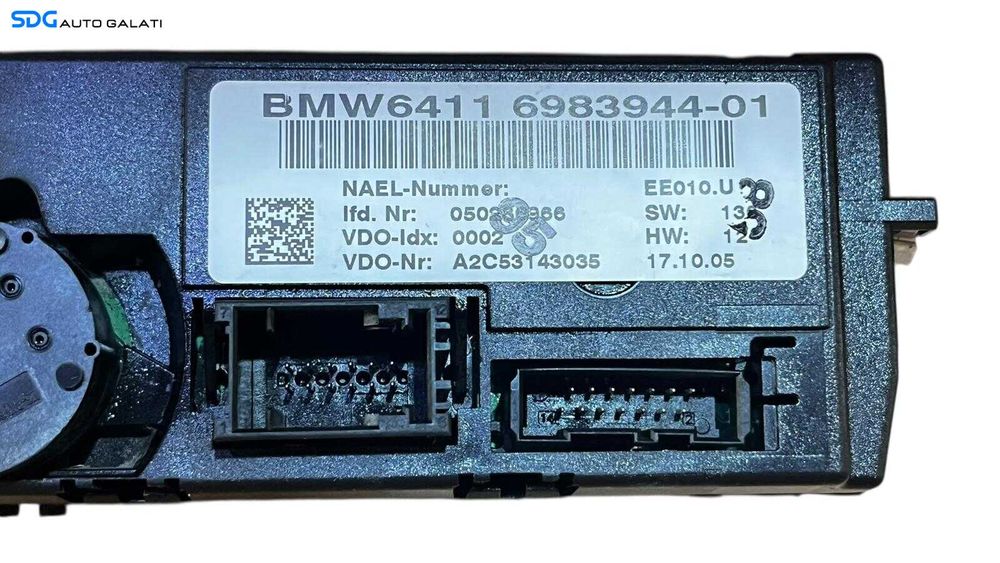 Panou Modul Unitate Comanda AC Aer Conditionat Clima Dublu Climatronic Dual Zone BMW Seria 3 E90 E91 2004 - 2011 Cod 6983944 [LC0790]