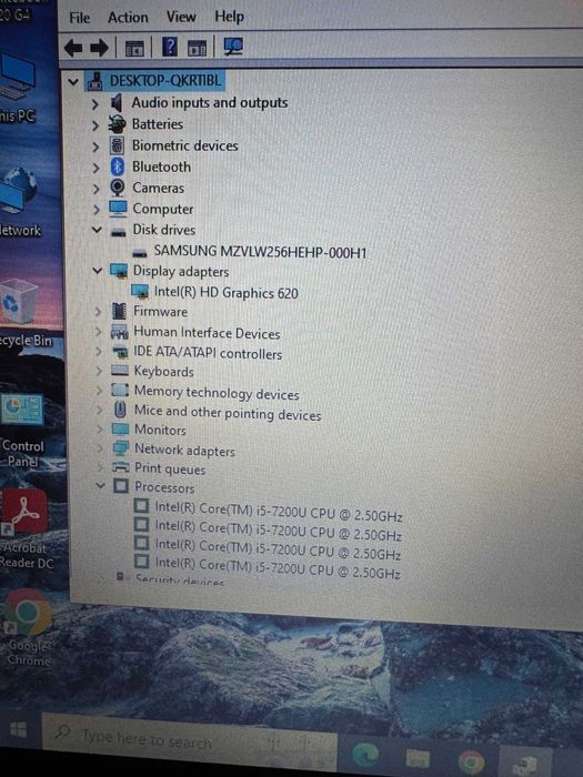 HP Elitebook 820 G4 i5-7200U/8RAM/256SSD/Intel UHD Graphics 620