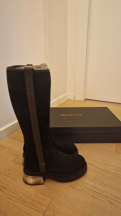 Cizme piele intoarsa Musette Vesper (36, real 37)