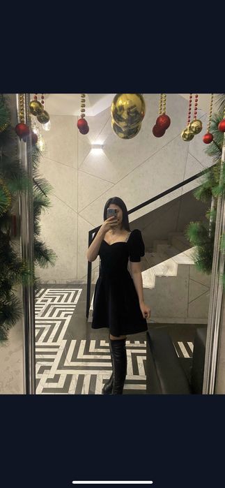 Вечернее платье теплое