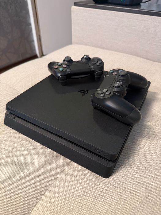 PlayStation 4 Slim PS4 – Пълен комплект, черен
