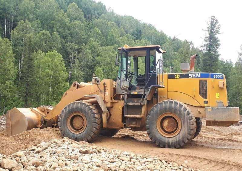 Фронтальный погрузчик SEM [655D] 3м³. СКИДКА!