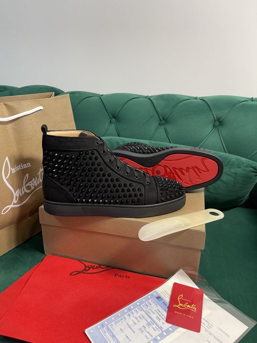 Adidasi Christian Louboutin piele naturala 100% Full Box colectie noua
