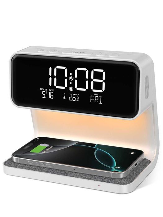 Aqlli stol soati 3-in-1(simsiz zaryadkali olxda siz istagan narxda