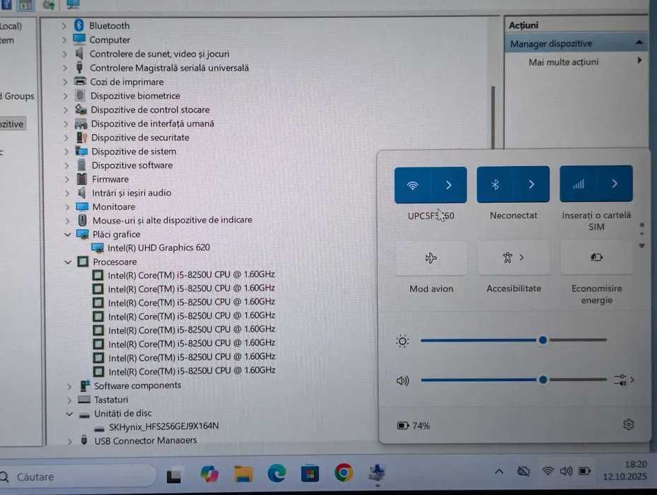 Laptop HP EliteBook 840 G5, Core i5-8250U, 8 GB DDR4, 256GB SSD