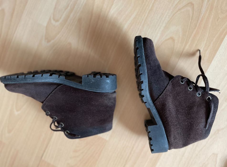 Ghetute maro imblanite piele nat.36