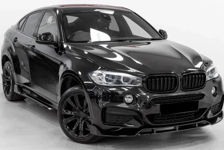 Lip Buza Prelungire bara fata X6 F16 X5 F15 BMW Negru lucios