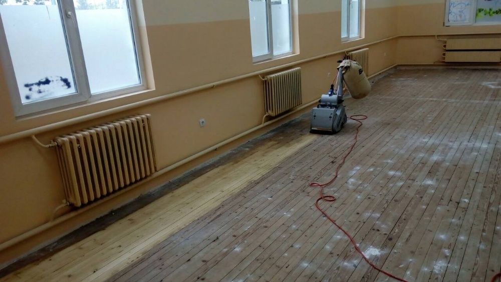 Безпрахово циклене на паркет Нова Загора