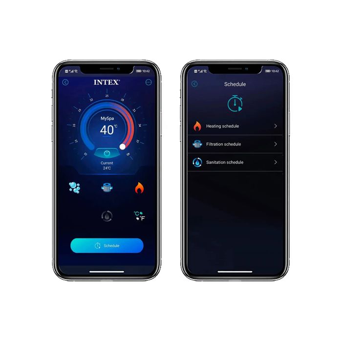 Надуваемо джакузи Intex PureSpa Greystone Bubble Deluxe, 6 места, 239