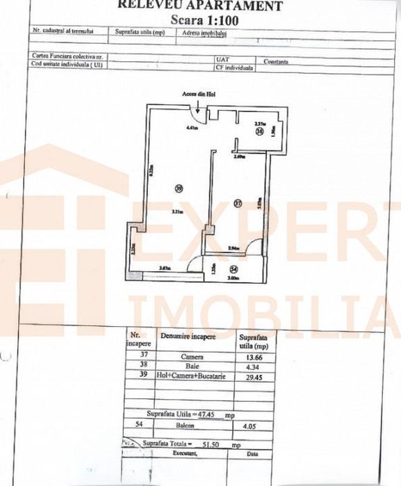 Apartament 2 camere de vanzare in zona Campus - Tomis Nord | Vedere ca