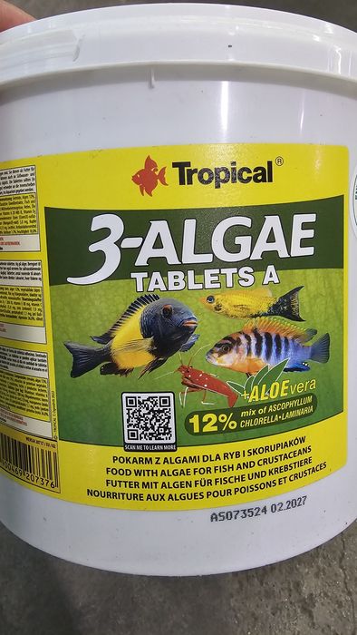 Храна за Африкански цихлиди, дънни и други декоративни рибки!