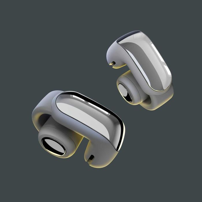 Безжични слушалки Bose Ultra Open Earbuds, Moonlight Grey Limited Edition