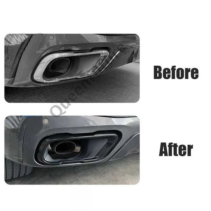 Tipsuri Rame Ornamente Tobe Evacuare Negre X5 G05 X6 G06 X7 G07