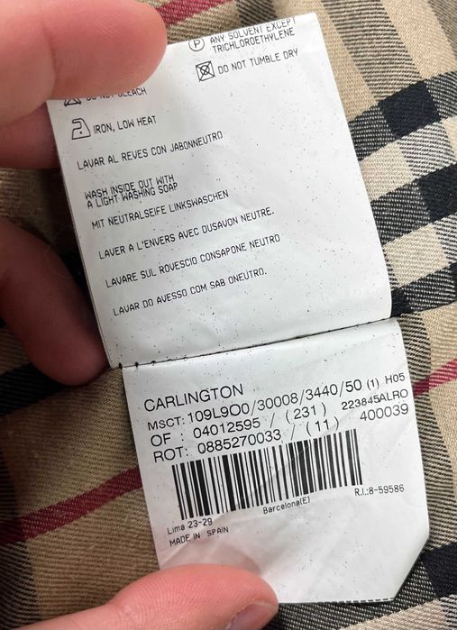 Burberry Carlington Coat Мъжко Палто