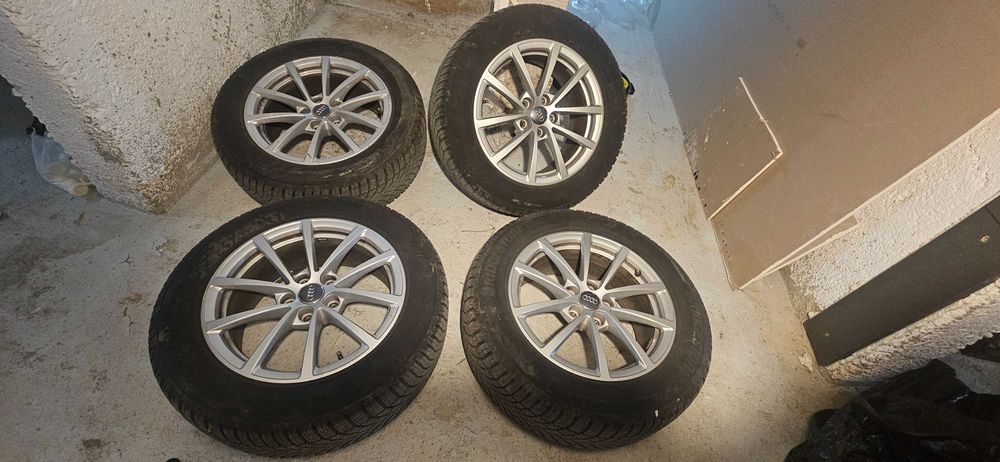 Jante+anvelope de iarna AUDI R17 BRIDGESTONE -4 bucati