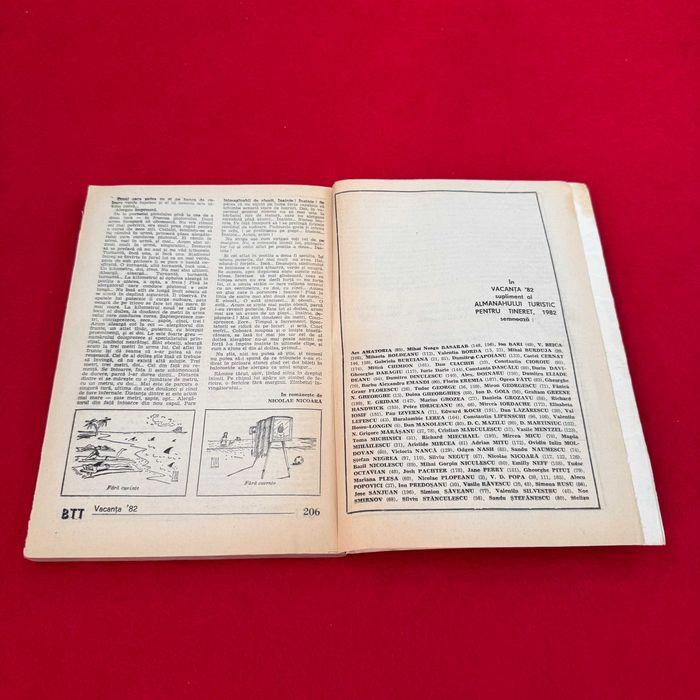 almanah Vacanța 1982