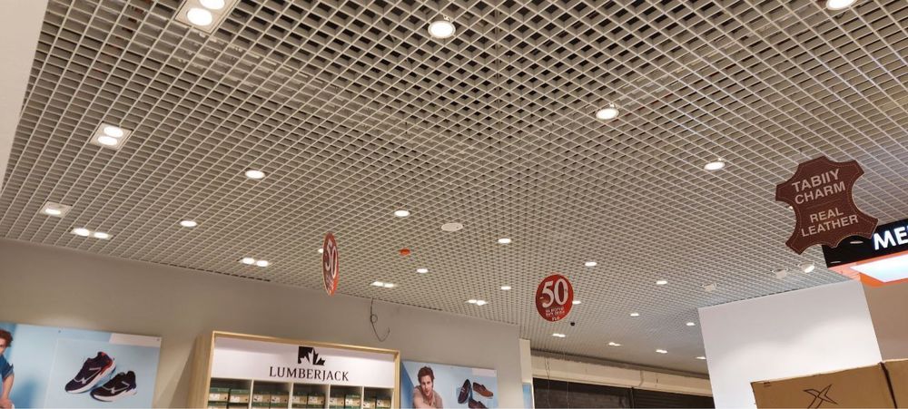 Сетка для потолок потолочные системы гриляьто реечный армстронг PC-71