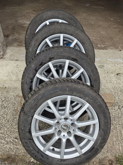 Алуминиеви джанти със зимни гуми 5х112 R16