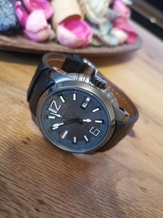 Ceas Police brățara piele Ceramic 10, ATM