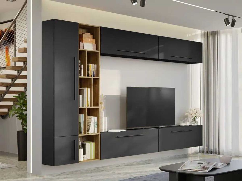 Living Suspendat cu Manere Gri / Hicori Jose C3