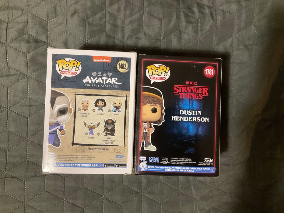 Stranger Things и Avatar funko pop