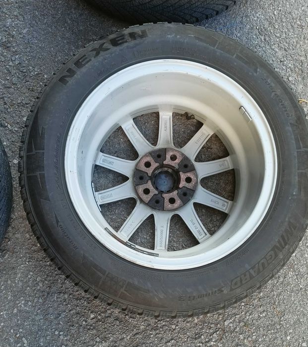 4 бр. джанти 16", 5x112 66 mm с зимни гуми 205/60/16