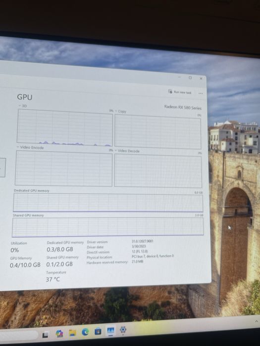 placa video rx 580 8gb