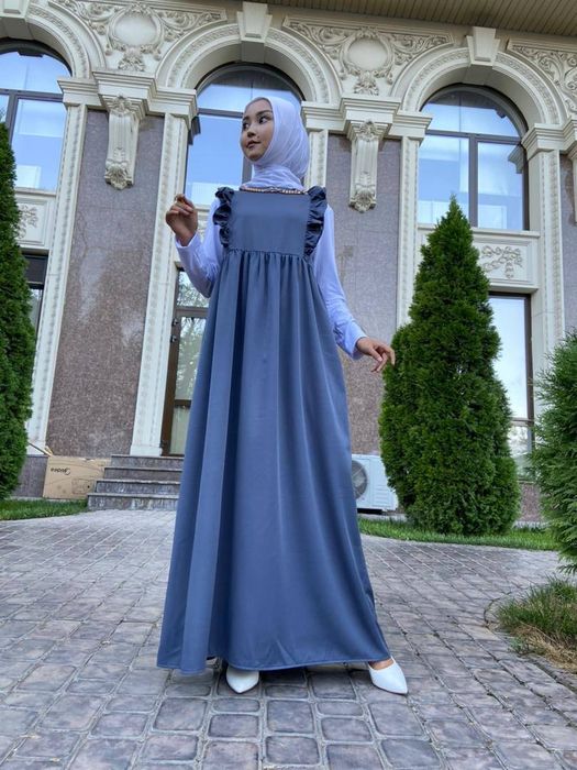 Сарафан с рюшкой