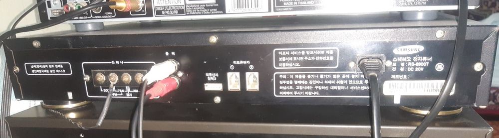 FM tuner Samsung RS-8900, Вроигриватель Lotte LP-306. t